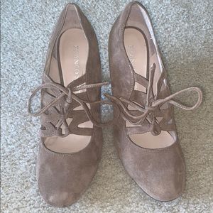 Taupe Franco Sarto heels